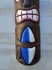 Tiki Mask 20  Wood Hawaiian Island Home Wall Decor Tribal African Polynesian