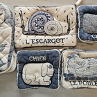 5 Vintage 1979 Taylor   Ng Mitten Pot Holders Blue White San Francisco hong   