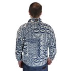 Vtg 90s Aztec Tribal Navajo Pullover Fleece Jacket Coat Mens Sz Small Sweatshirt