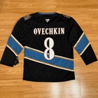 Washington Captials Ovechkin Black Jersey Mens Stitched Alternate