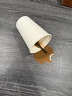 Fake Faux  Spilled 12oz Coffee Cup Spill Plain White Prop Display  Free Shipping