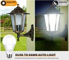 4-pack Dusk To Dawn Light Bulbs Outdoor 75 Watt Equivalent  Automatic On off Sen