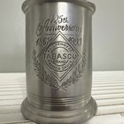 Tabasco Bottle Holder Kirk Stieff Pewter Tabasco 125th Anniv Collectible Read      