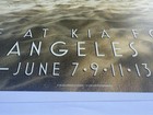 Rush Foil Poster Fifty Something 1st Show Los Angeles 6 7 26 Forum 35 75 Soldout