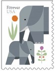 Usps Elephants 2022 Forever Stamps - Book Of 20 Postage Stamps