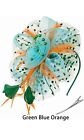 Colorful Feather Mesh Fascinator Hat Clip band Wedding Tea Cocktail Spring Party