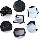 Genuine Leather Credit Card Holder Wallet Rfid Blocking Secure Card Case Id Case