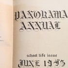 Rare 1943 Binghamton Panorama High School Yearbook - Rod Serling