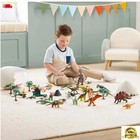 Member s Mark Dino Egg Playset 60pcs With Posable Dinosaurs