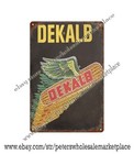 Dekalb Seed Corn Cottage Barnyard Farm Metal Tin Sign Home Furnishings