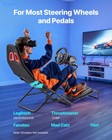 Vevor Portable Racing Wheel Stand Foldable Fit Logitech Thrustmaster Fanatec