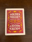 Vintage Golden Nugget Las Vegas Gambling Hall Playing Cards Red Vintage 54 Cards