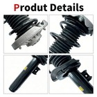 Pair Front L r Shock Strut Absorbers Coil Spring Fit 2012-18 Bmw 320i Xdrive F30