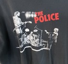 Vintage Concert T-shirt - The Police Tour Dates 2007 08 Black Short Sleeve