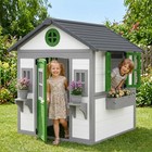 Playhouse For Kids With Doors  Windows  Planter Pots And Boxes