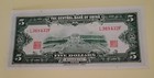 1930 Central Bank China Shanghai 5 Dollars Banknote Aunc