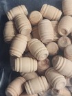 Campbell Scale Models  Bulk Unpainted Barrels  50 Per Bag  Ho Scale  Wood  New