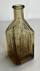 Chief Wahoo Electric Tonic Amber Glass Cathedral Bottle 3  Walbridge Co Samplesz