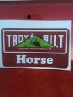 Troy Bilt Horse Tine Hood Decal Horse 3    Part No 2412 6 84    