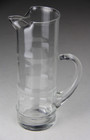 Vintage Mcm Skinny Clear Glass Martini Pitcher