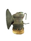 Antique Auto-lite Carbide Cap Lamp Miner   s Headlight Acetylene Vintage Lamp 