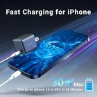 2-pack 30w Usb-c Fast Charger Block For Iphone 17  Samsung Galaxy S24