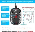Small Aquarium Heater 100w Mini Fish Tank Heater 100 Watt Submersible With Led