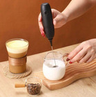 Battery Operated Mini Handheld Milk Frother Coffee Mixer Wireless Home Use