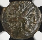 Thessalian League 196bc-146bc Greek Ngc Graded Coin Apollo   Athena Chf Rare
