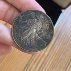 1990 Walking Liberty American Eagle 1 Oz Fine Silver Dollar Coin