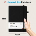 Lined Journal Notebook  2 Pack  180 Pages  A5 Journals For Writing  100 Gsm Thic