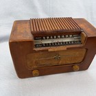 Antique Farnsworth Tube Radio Wood Case Model Et-069 Vtg Wooden Usa  Works