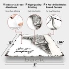 Funny Highland Cow Bathroom Signs - Rustic Farmhouse Wall Decor With Humorous