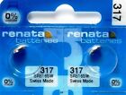 317 Renata Sr516sw Sr516w Watch Batteries New Packaging Authorized Seller