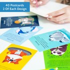 T Marie 40 Animal Fun Fact Postcards - Bulk Thinking Of You 40  Assorted 