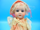 Antique German Bisque Doll 8 5  Gebruder Heubach  8192 Character Blue Sleep Eyes