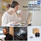 Personal Wireless Stereo Fm Radio Headphones Over-ear Headset Foldable Receiver