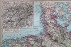 Stielers Hand Atlas  World Map Plate Page No  10 Northwestern Germany 1888