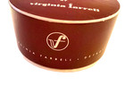      1950s Virginia Farrel Signed Face Powder Box Detroit Sealed Vintage       Rare