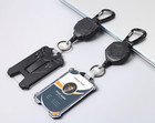 Badge Holder Retractable Clip Heavy Duty Carabiner Badge Reel Keychain