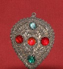 Antique Balkans Folklore Islamic Filigree Pendant Silver Etno