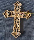 Ornate Filigree Wall Cross Vintage Baroque Or Victorian Architectural Elements 