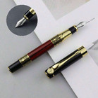 Fountain Pen Metal Fine Nib 0 5 Mm Refill Converter Business 100 Blue black Ink