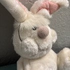 Rare Vintage Applause White Jobey Bunny 1983 Rabbit Plush Stuffed Animal  7864