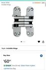 Soss Indivisle Hinges - 6 Brand New