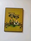 2 Vtg Suzy s Zoo Animal Prints Art Wood Tiger   Racoon  Nursery Toddler Rm Decor