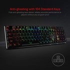 Redragon K556 Rgb Led Backlit Wired Mechanical Gaming Keyboard  104 Keys Hot-   