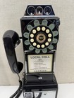Crosley 1957 Retro Payphone Desk Telephone Coin Bank Black Model Cr56