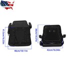 Adjustable Backrest Tractor Seat W safety Belt   Armrest Universal Forklift Seat