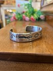 Vintage Native American Turquoise Bracelet Sterling Silver Navajo Old Pawn